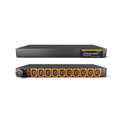 Vertiv Geist Rack PDU, Basic (upgradeable), 1U, input IEC 60309 230V 16A, locking outputs (10)C13