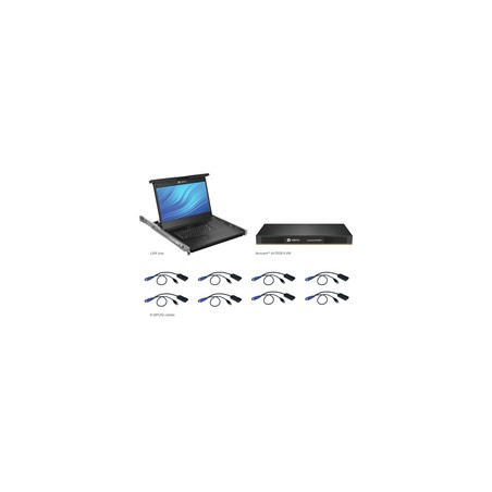 Vertiv 18.5 LCD USB KB 2USB Pass 8P-UK/ENG