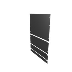 19 SHEET METAL AIRFLOWBLANKING/PANEL KIT 1U2U4U8U BLACK