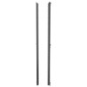 42UX600MM WIDE 19 SERVER RAILS/SQUARE HOLE BL