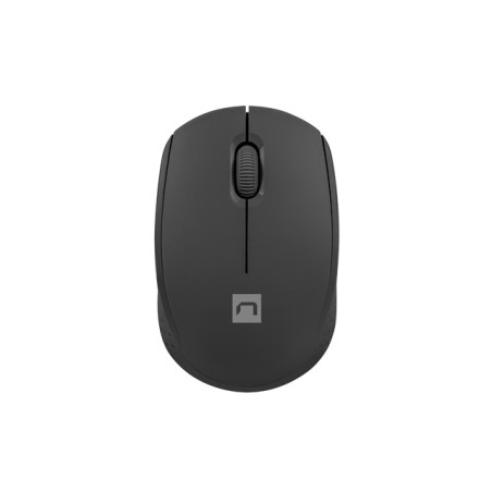 Myš Natec STORK/Kancelářská/Optická/1 600 DPI/Bezdrátová USB/Černá