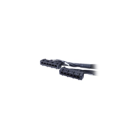 APC Data Distribution Cable, CAT6 UTP CMR 6XRJ-45 Black, 19FT (5.7M)