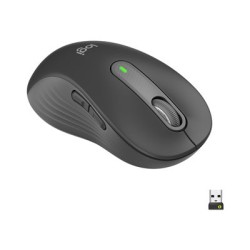 Logitech M650L/Kancelářská/Laserová/Pro leváky/Bezdrátová USB + Bluetooth/Šedá