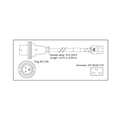 Cisco Power Cord 250VAC 16A/INTL