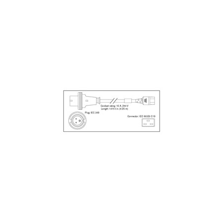 Cisco Power Cord 250VAC 16A/INTL