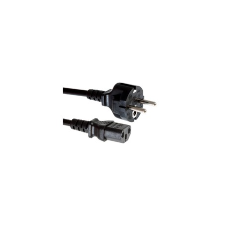 AC Power Cord (Europe), C15, CEE 7, 2.5m
