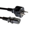 AC Power Cord (Europe), C15, CEE 7, 2.5m