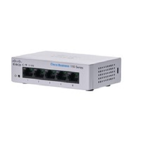 Cisco CBS110 Unmanaged 5-Port GE/Desktop Ext PS