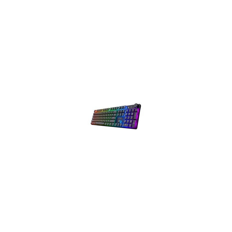 TRUST Herní klávesnice GXT 868 TORIX, Bezdrátová RF 2.4GHz, USB-C, US