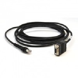 Zebra Cable, Assembly,RS232 TXD 2, DL, 11FT Straight