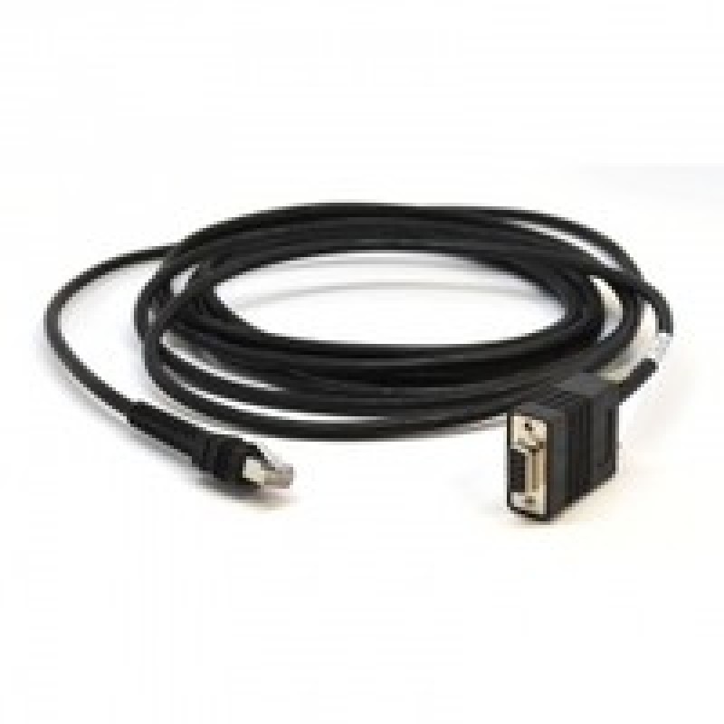 Zebra Cable, Assembly,RS232 TXD 2, DL, 11FT Straight