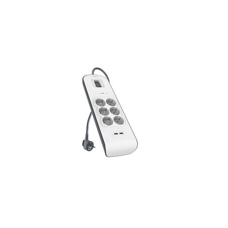 Belkin Surge Plus 2.4 A/2 Universal USB Charg Port/ 2M