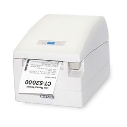 Thermal printer Serial + USB Internal 230V PSU Label version PNE Sensor White