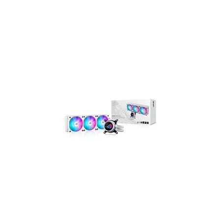 ASUS vodní chladič CPU AIO ROG STRIX LC III 360 ARGB WHITE, 3x120mm, LGA1851, AM5