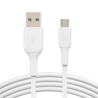 Belkin Micro-USB/USB-A Cable PVC/1M White