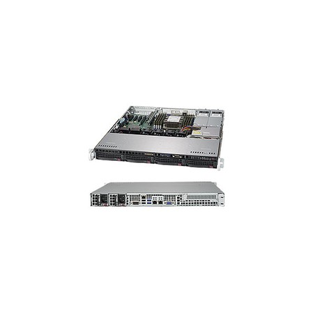 Supermicro 1U Bare 1XPHI C622 4X3.5HS/400WR 1TB SATA3 2X10GBE 1PCIE