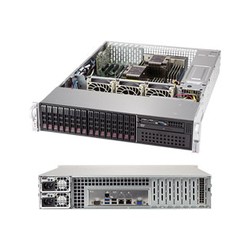 2U BARE 2XEON C621 16X2.5HS/1200WR 4TB SAS3 2X10G 5PCIE