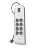 Belkin Surge Plus Eight Fold/ 2.4 A/2 Universal USB Charg Port/ 2 M