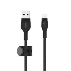 PRO FLEX LIGHTNING/USB-A SILICO/USB-A SILICONE CABLE APPLE CERTI CAA010BT2MBK
