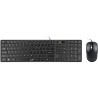 GENIUS set klávesnice + myš Slimstar C126/ Drátový set/ Copilot/ USB/ černá/ CZ+SK layout