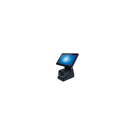 Elo mPOS flip stand, can house 3" printer, compatible with expansion module (E923781) and 10/15 inch i-series, White. Stand