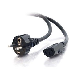Cable, 1.8 meter, CEE 7/7 (European Standard) male plug to C13 (US standard) female connector