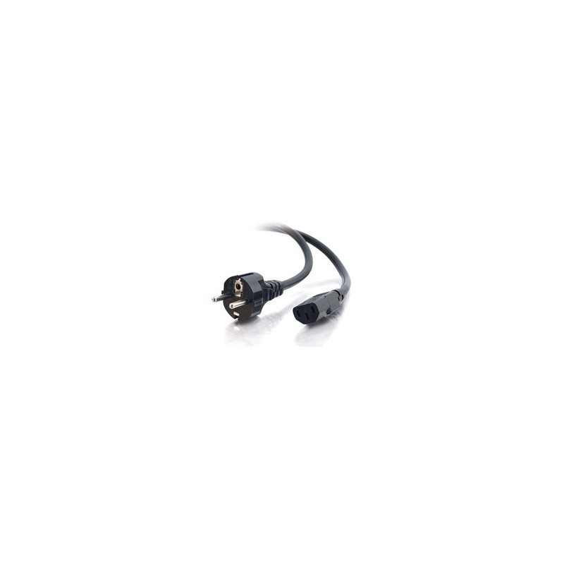 Cable, 1.8 meter, CEE 7/7 (European Standard) male plug to C13 (US standard) female connector