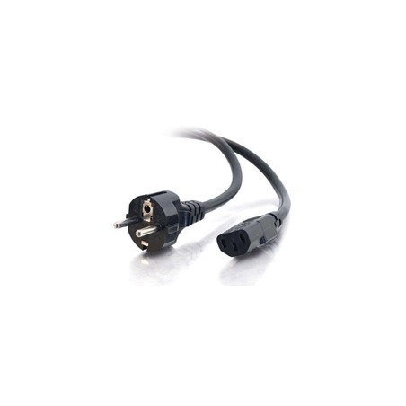 Cable, 1.8 meter, CEE 7/7 (European Standard) male plug to C13 (US standard) female connector