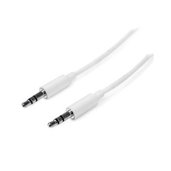 SLIM 3.5MM STEREO AUDIO CABLE/. MU3MMMSWH