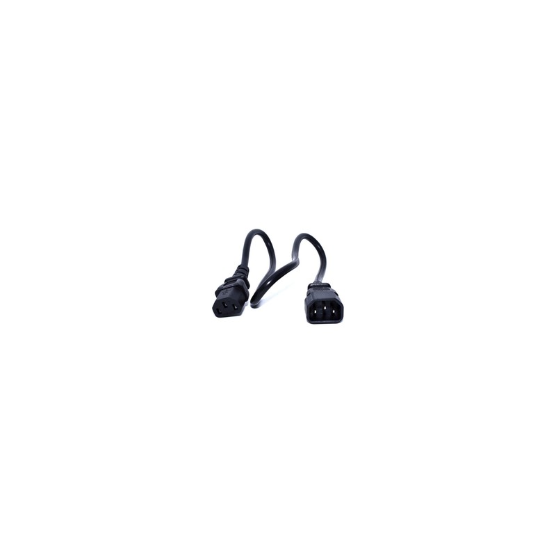 Zebra IEC Cable, C13 TO C14, 0.5M From Power Distribution TO Cradle X 1 Per Shelf/Shared Cradle