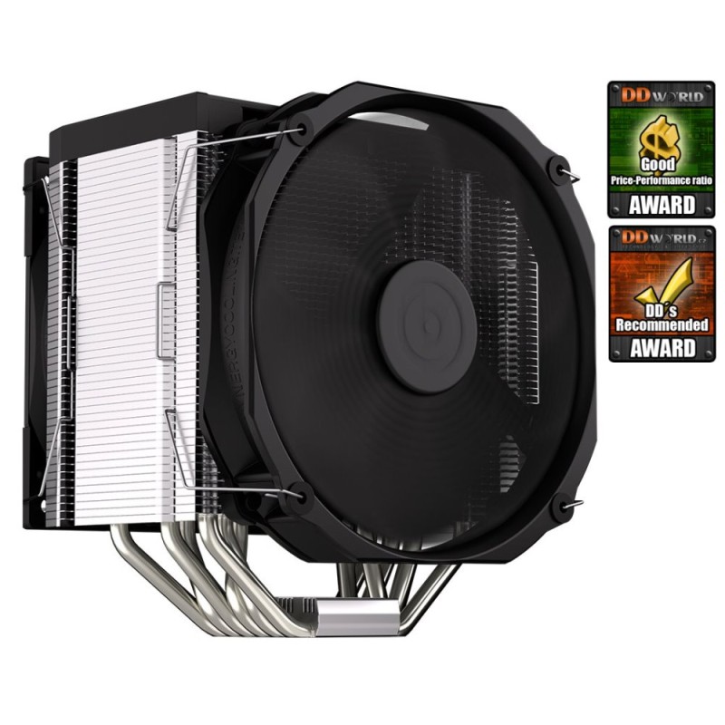 ENDORFY Chladič CPU Fortis 5 Dual Fan, 1x120mm, 1x140mm, LGA1851, AM5, černá