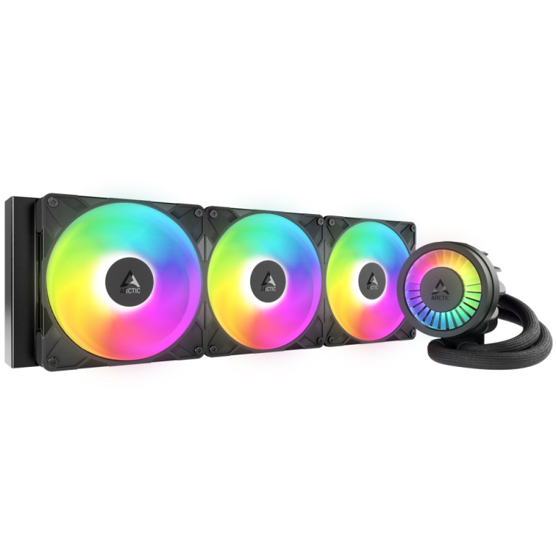 ARCTIC Liquid Freezer III Pro 420 A-RGB : All-in-One CPU Water Cooler with 420mm radiator and 3x P14
