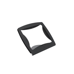 Ergonomic Solutions C-Frame 12.9 IN Black/Hinge Mount Free Standing