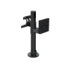 Ergonomic Solutions VESA: 400MM Pole W/ 0.80 Cable/Black Back-TO-Back Screen Mount