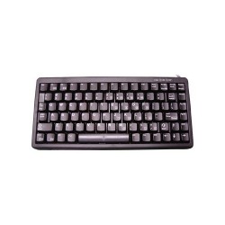 COMPACT KEYBD G84-4100 USB PS/2/SWISS BLACK