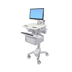 Ergotron StyleView Cart With LCD Pivot/Tall Drawer