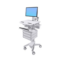 Ergotron StyleView Cart With LCD Pivot/3 Drawers