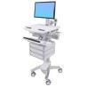 Ergotron StyleView Cart With LCD Pivot/3 Drawers