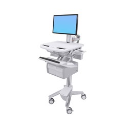 Ergotron StyleView Cart With LCD Pivot/Tall Double Drawer