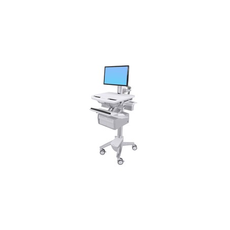 Ergotron StyleView Cart With LCD Pivot/Tall Double Drawer