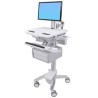 Ergotron StyleView Cart With LCD Pivot/Tall Double Drawer