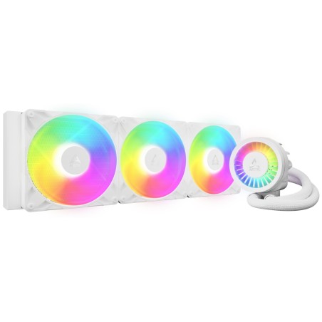 ARCTIC Liquid Freezer III Pro 420 A-RGB (White) : All-in-One CPU Water Cooler with 420mm radiator an