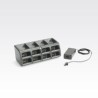 Zebra Crd:8-BATT,W/PW Supp,W/O AC Cord,RS507