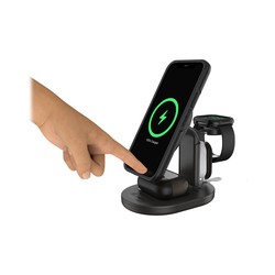 MULTI-DEVICE WIRELESS CHARGING/STAND - BLACK