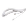 SPARE Handset Cord White For/Cisco 8800 DX600 Series