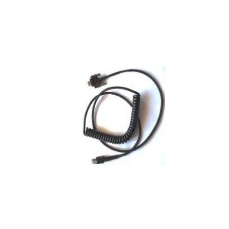 Zebra Cable - Shielded USB: Series A Locking Connector For VC70, 9', Coiled, -30C