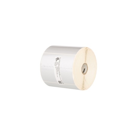 Zebra Label, Polyester, 101.6MMX50.8MM Thermal Transfer, Z-Ultimate 3000T Silver, Permanent Adhesive, 25MM Core