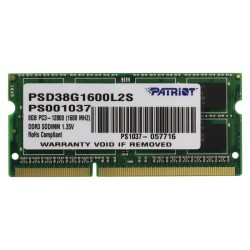 Patriot/SO-DIMM DDR3L/8GB/1600MHz/CL11/1x8GB