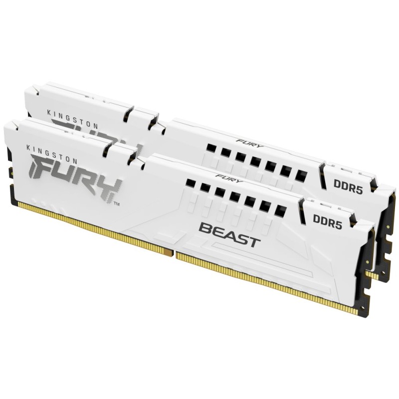 Kingston FURY Beast White/DDR5/32GB/5600MHz/CL40/2x16GB/White