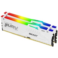 Kingston FURY Beast White/DDR5/32GB/5600MHz/CL40/2x16GB/RGB/White